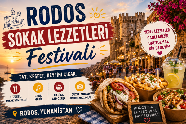 Rodos'un Sokak Yemekleri Festivali